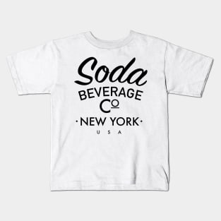 Soda Beverage Co New York USA Kids T-Shirt